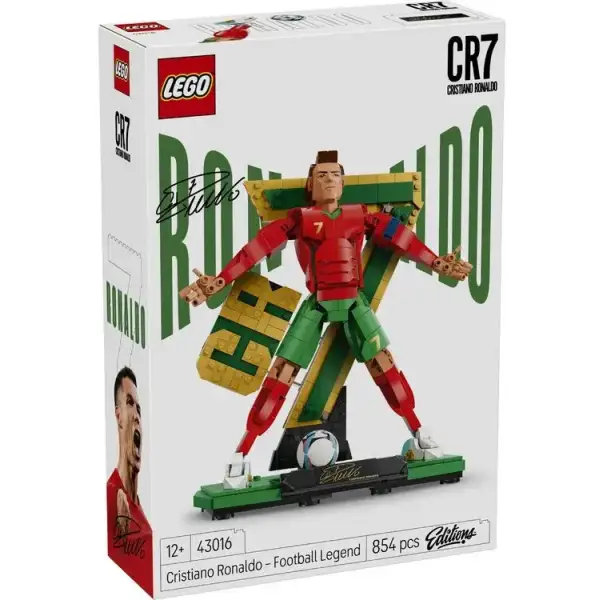 Конструктор LEGO Editions Football Кріштіану Роналду – легенда футболу (43016)