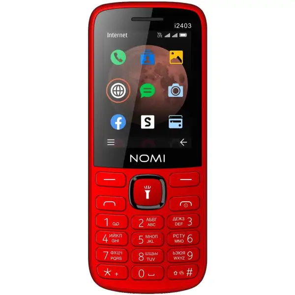 Мобільний телефон Nomi i2403 Red UA